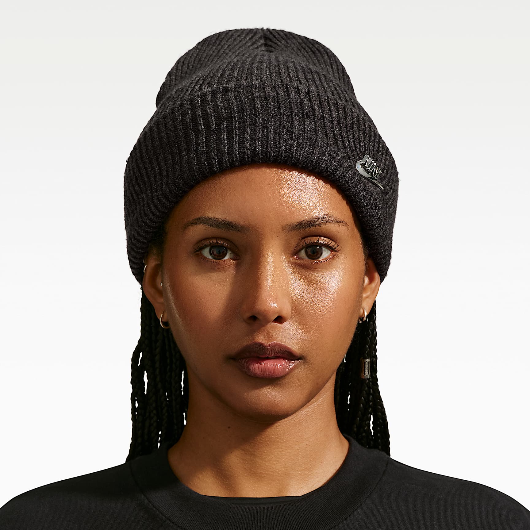 Nike Peak Tall-Cuff Metal Futura Beanie. Nike.com